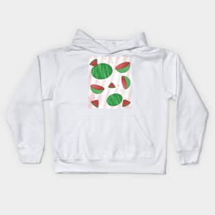 Cute Watermelon Repeated Design Kids Hoodie